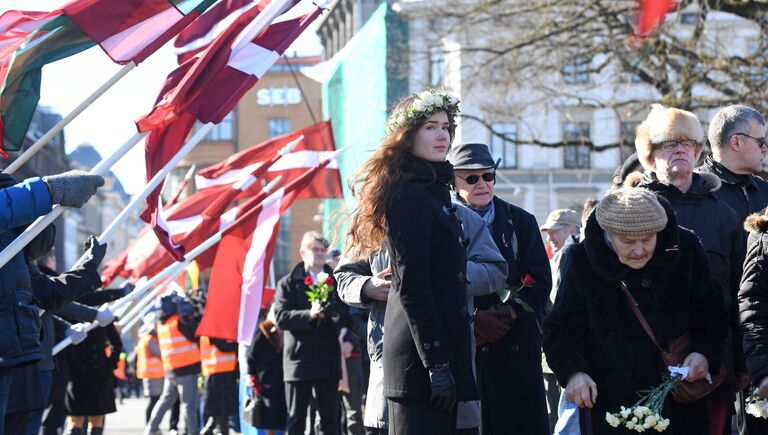 Шествие легионеров в Риге. 16 марта 2017