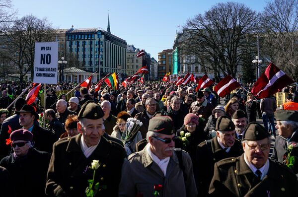Шествие легионеров в Риге. 16 марта 2017