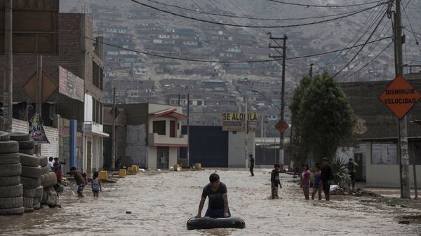 Наводнение в Перу. Архивное фото