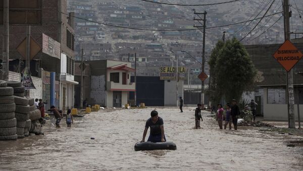 Наводнение в Перу. Архивное фото