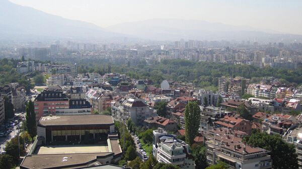 Вид столицы Болгарии Софии