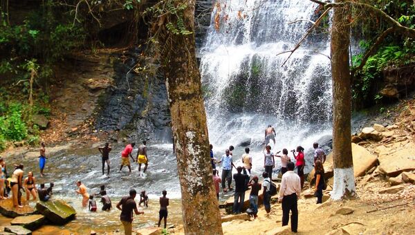 Водопад Кинтампо, Республика Гана. Архивное фото