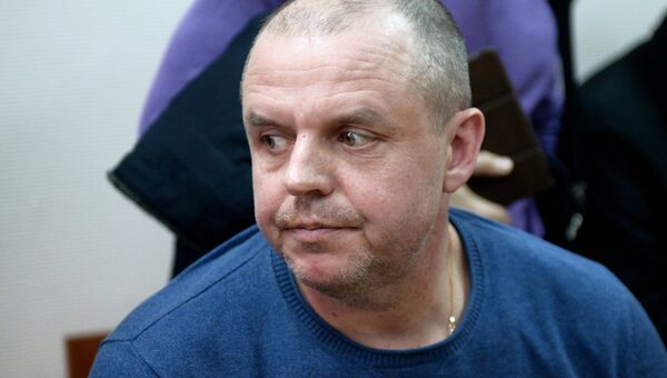 Сергей Донецкий, обвиняемый в коммерческом подкупе, в зале Мещанского суды Москвы. Архивное фото