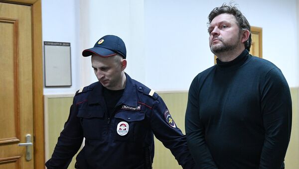 Экс-губернатор Кировской области Никита Белых в Бассманном суде Москвы. 22 марта 2017