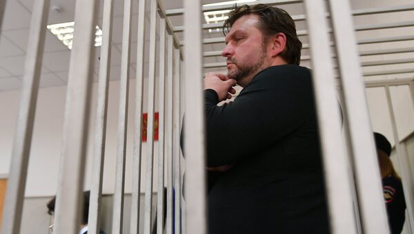 Экс-губернатор Кировской области Никита Белых в Бассманном суде Москвы. Архивное фото