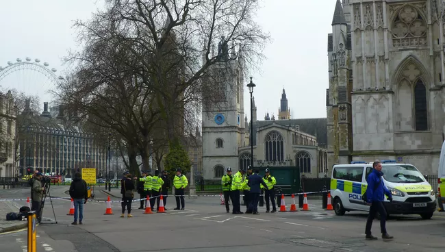Обстановка у здания парламента в Лондоне. Архивное фото