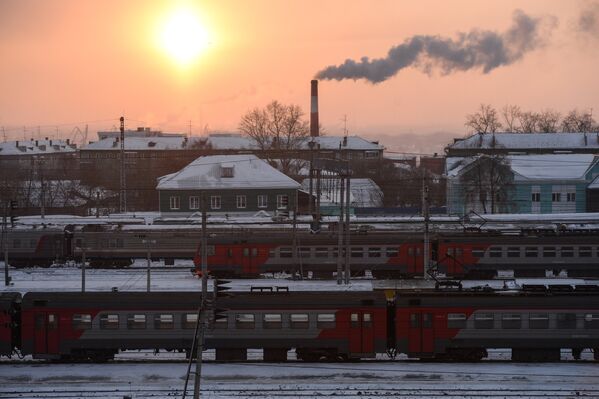 Пассажирские поезда на станции Новосибирск-Главный Западно-Сибирской железной дороги