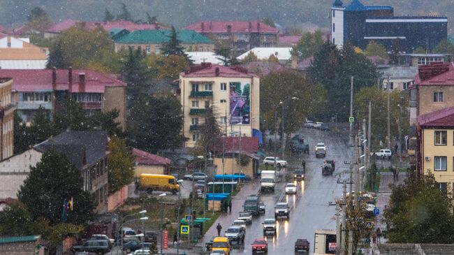 В городе Цхинвал в Южной Осетии. Архивное фото