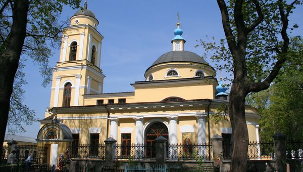 Церковь Веры, Надежды, Любови и Софии на Миусском кладбище. Архивное фото