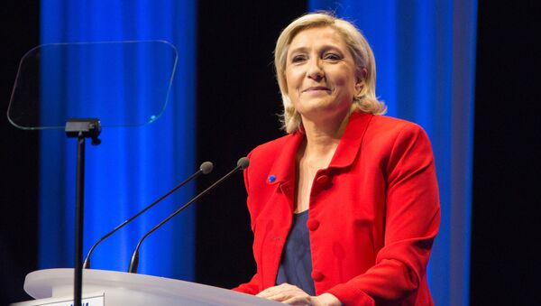 Лидер политической партии Франции Национальный фронт. Архивное фото