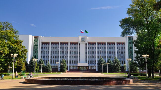 Дом правительства Республики Адыгея, Майкоп. Архивное фото