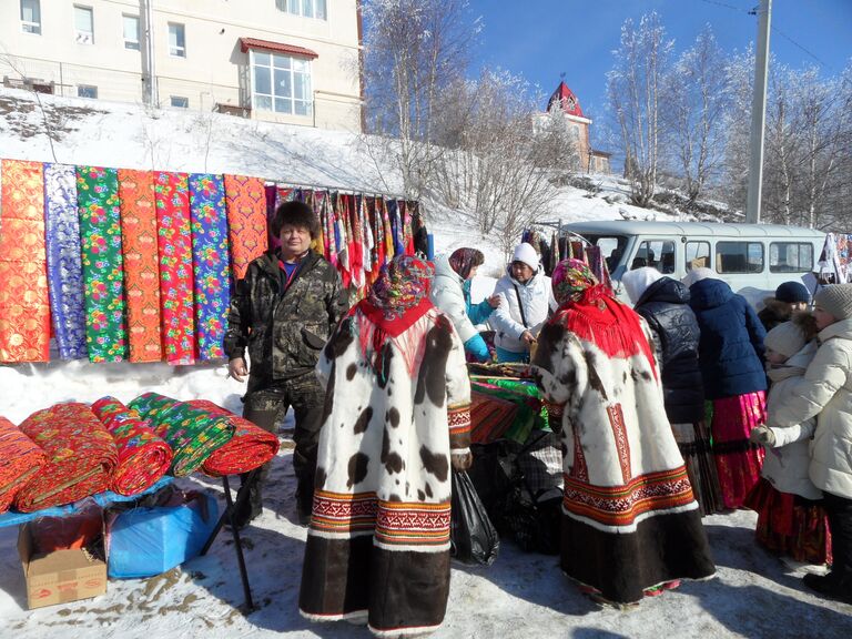 Ярмарка в День оленевода в Салехарде