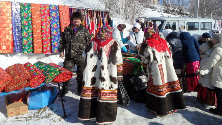 Ярмарка в День оленевода в Салехарде