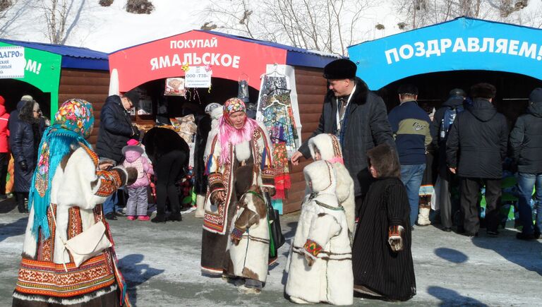 Ярмарка в День оленевода в Салехарде