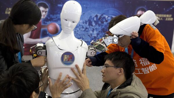 Всемирная конференция роботов  в Пекине, КНР. Архивное фото