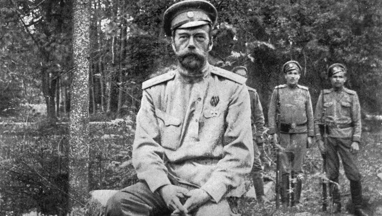 Фотография Николая II, сделанная после его отречения в марте 1917 года и ссылки в Сибирь
