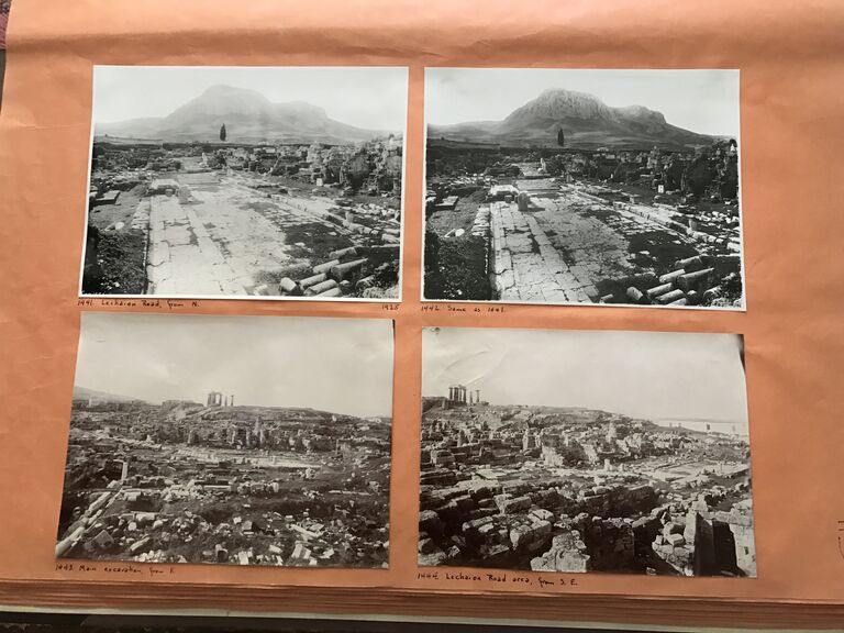 Вид на раскопки в 1925 году Вид на раскопки в 1925 году