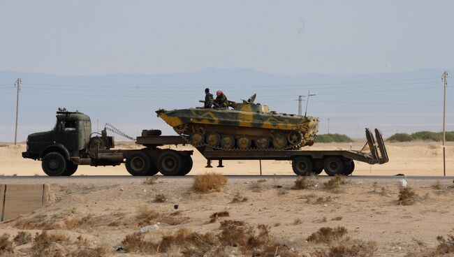 Военная техника Сирийской арабской армии. Архивное фото