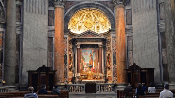 Алтарь святого Иосифа в соборе святого Петра в Ватикане