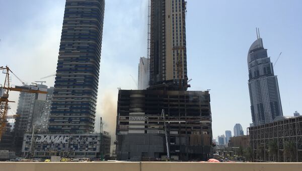 Последствия пожара в Дубае. Архивное фото