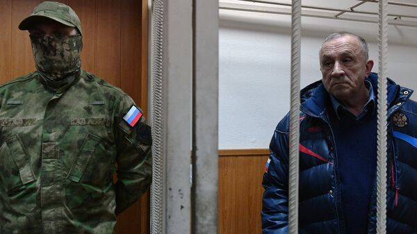 Бывший глава Удмуртии Александр Соловьев в Басманном суде. 4 апреля 2017