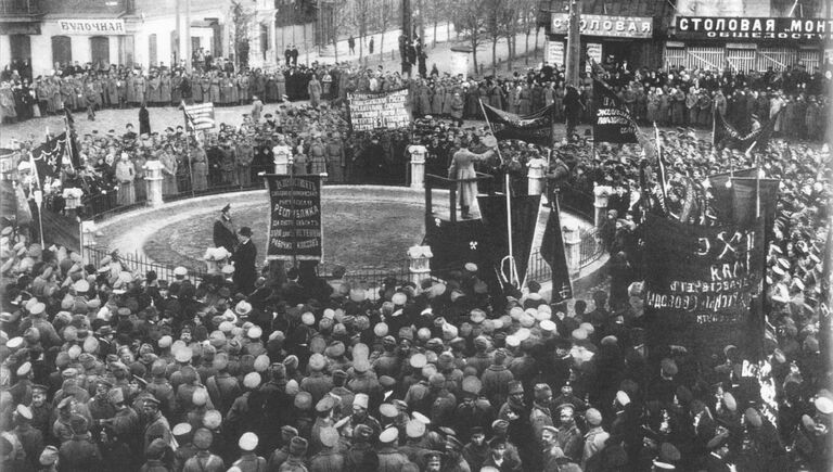 Первомайская демонстрация в Минске. 1917 год