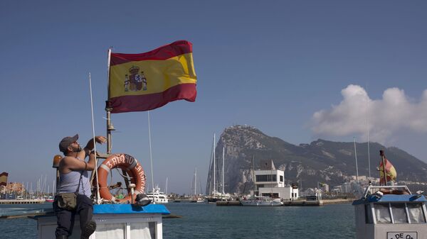 Испанский флаг. Архивное фото