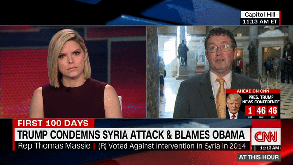 Конгрессмен удивил ведущую CNN, поддержав позицию Москвы по химатаке в Сирии