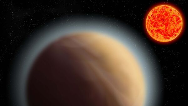 Так художник представил себе атмосферу планеты GJ 1132b. Архивное фото