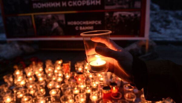 Акция Вечер памяти в память о жертвах теракта в Санкт-Петербурге в Новосибирске