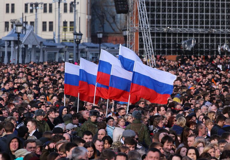 Участники акции памяти и солидарности Питер - Мы с тобой! в Москве