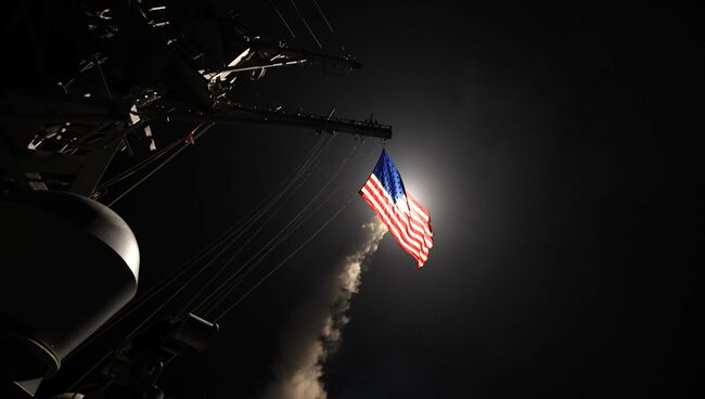 Удар США по базе в Сирии