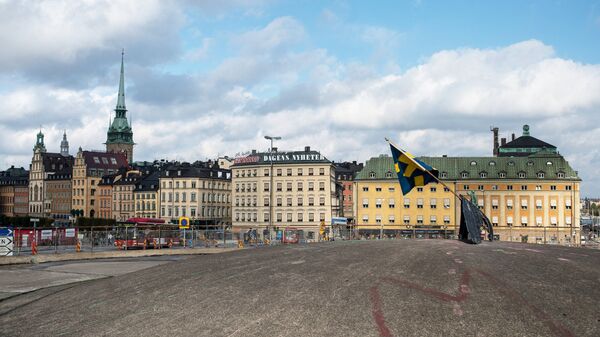 Вид Стокгольма, архивное фото