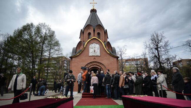 Часовня Спаса Преображения на территории мемориально-паркового комплекса героев Первой мировой войны.