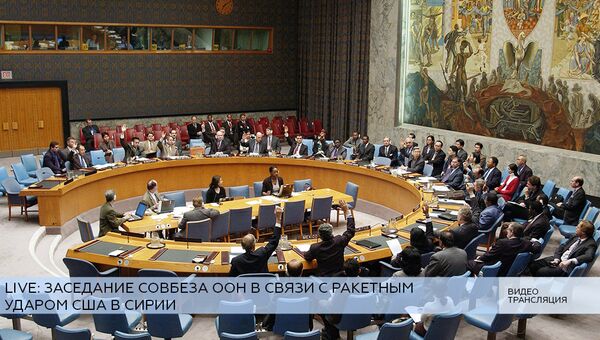LIVE: Заседание Совбеза ООН в связи с ракетным ударом США в Сирии