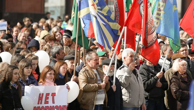 Акция памяти жертв теракта в петербургском метро в Пензе