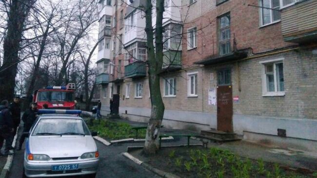 Жилой дом в Таганроге, в котором, предположительно, произошел взрыв газа