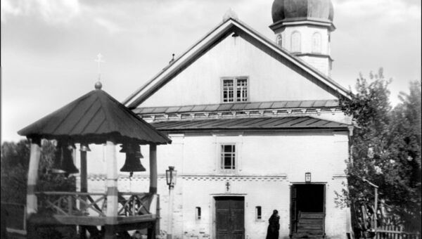 Главный храм старообрядческого Успенского монастыря в Черемшанах до революции