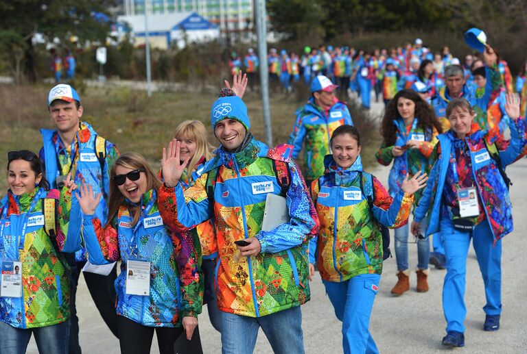 Волонтеры на Олимпийских играх в Сочи