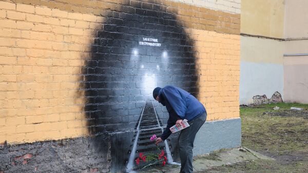 В Санкт-Петербурге появилось граффити в память о жертвах теракта в метро. Архивное фото