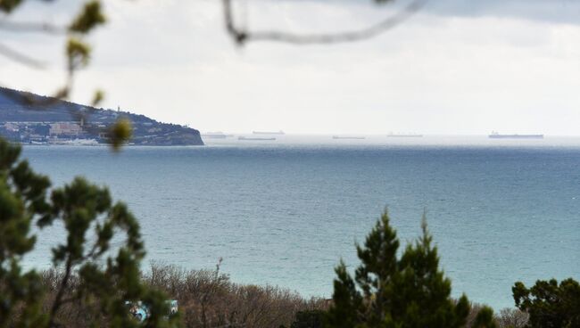 Вид на море в Краснодарском крае. Архивное фото