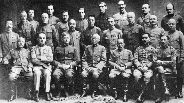 Представители союзников Антанты во время интервенции в Россию в 1918-1920 годах