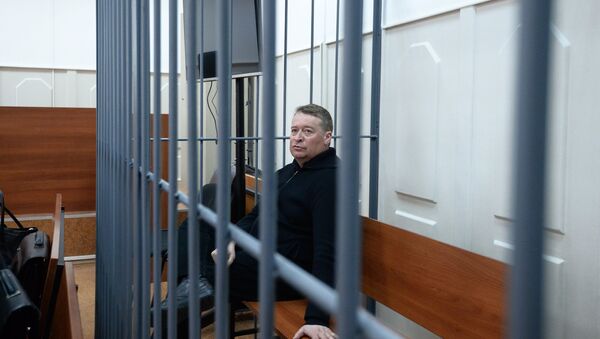 Бывший глава республики Марий Эл Леонид Маркелов, обвиняемый в получении взятки, в Басманном суде Москвы