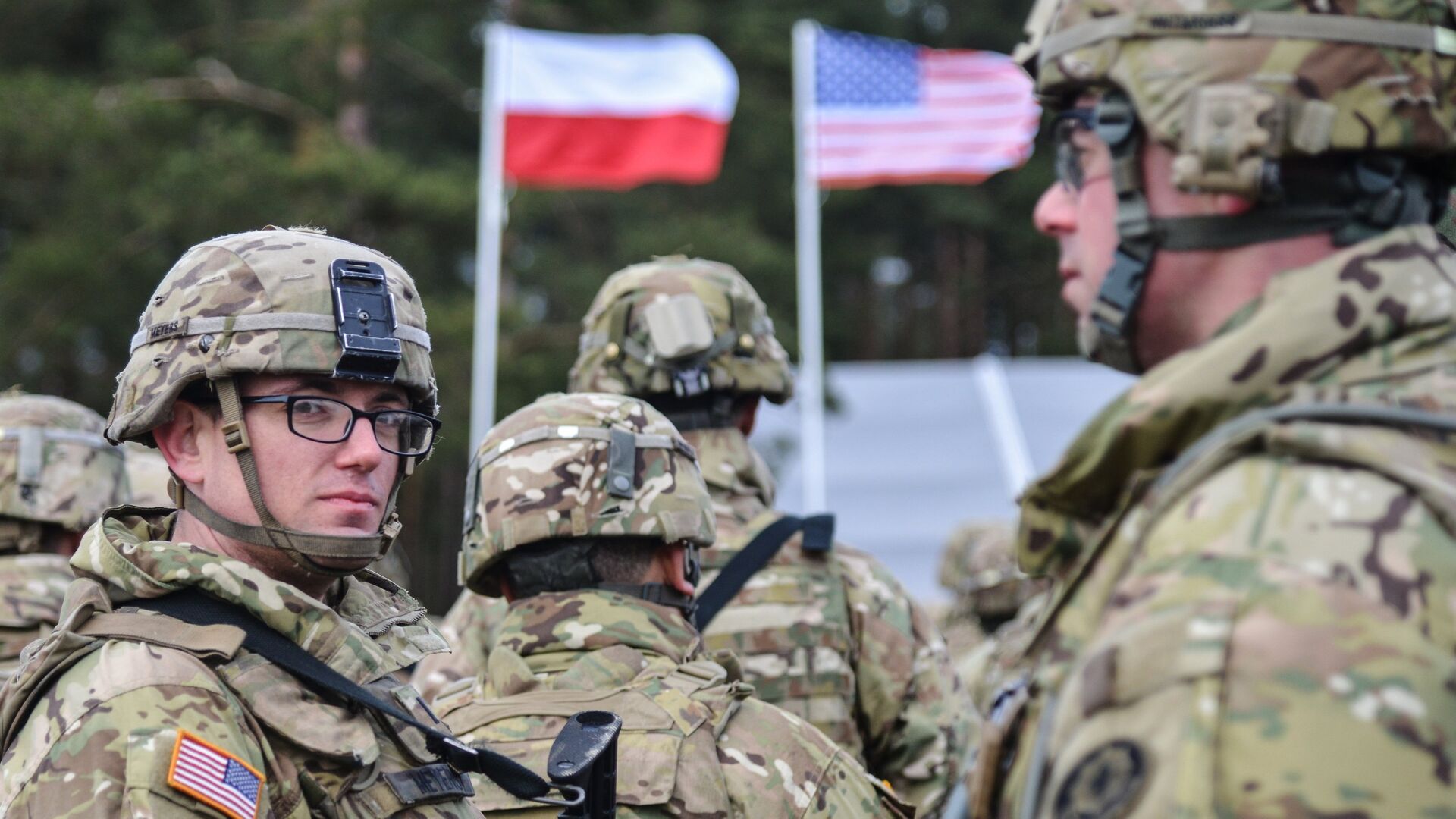 Американские военные в Польше - РИА Новости, 1920, 27.07.2019