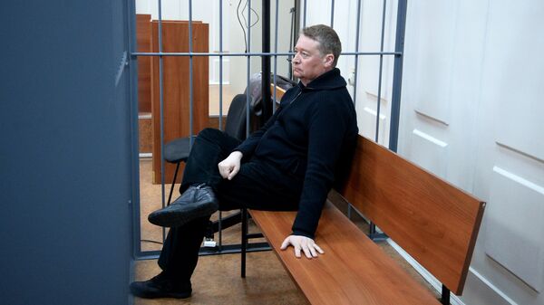 Леонид Маркелов в Басманном суде. Архивное фото