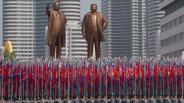 Военный парад в Пхеньяне. Архивное фото