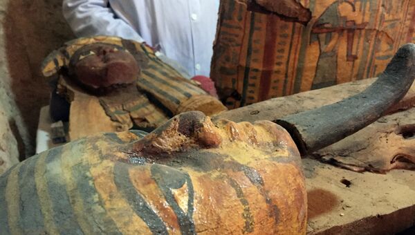 Гробница эпохи 18 династии фараонов, найденная египетскими археологами в Луксоре