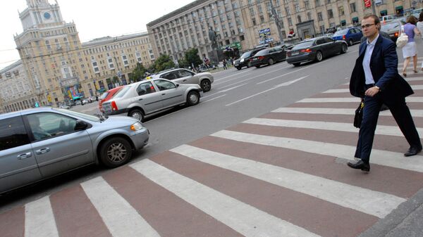 В Москве появятся новые диагональные пешеходные переходы