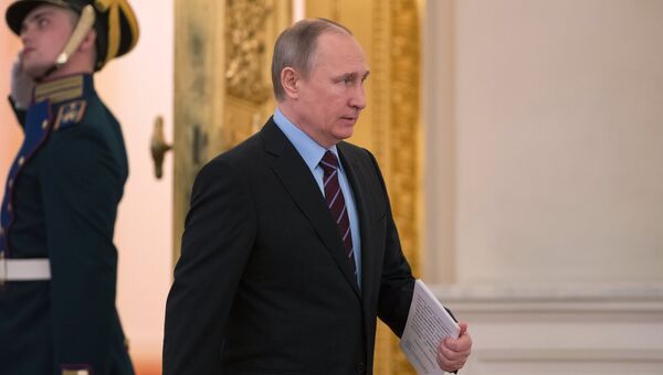 Президент РФ Владимир Путин на заседании Российского организационного комитета Победа. 20 апреля 2017