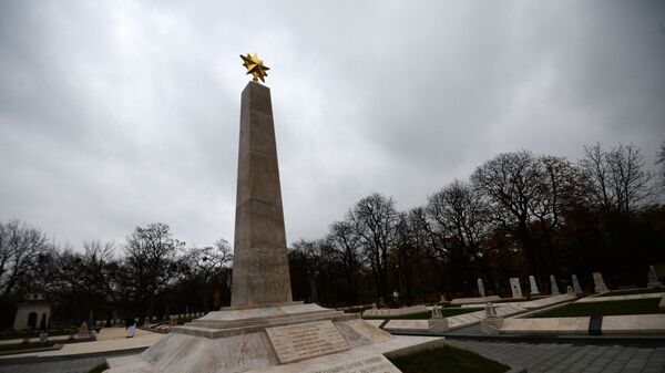 Памятник советским воинам, погибшим или умершим от ран, полученных в боях за освобождение Будапешта в 1945 году
